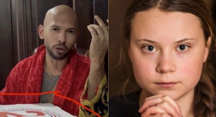 Por una pizza, cae "Influencer" Andrew Tate que peleó con Greta Thunberg