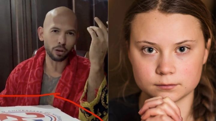 Por una pizza, cae "Influencer" Andrew Tate que peleó con Greta Thunberg