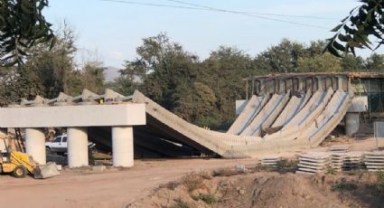 VIDEO: Colapsa puente El Quelite, en Sinaloa; apenas iba a inaugurarse