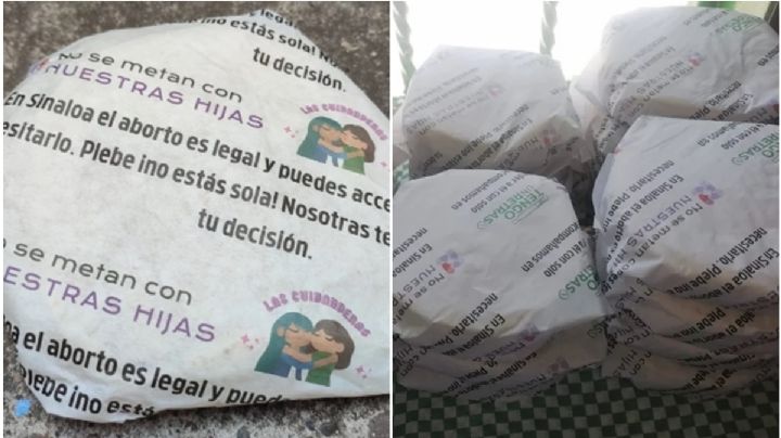 “No estás sola”, en tortillerías de Sinaloa promueven aborto legal