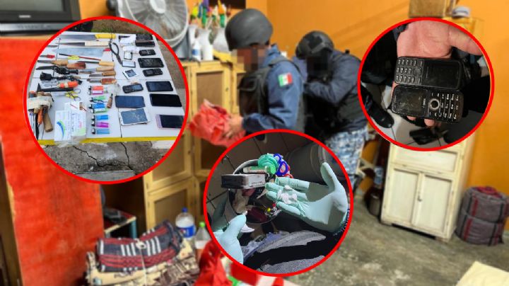 Operativo en penales de Hidalgo: Incautan plantas de marihuana, celulares, armas y más