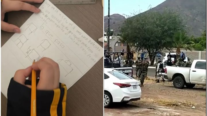Niño de kinder comparte lo que aprendió de la balacera en Guaymas, Sonora