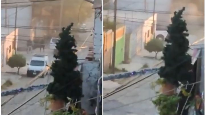 VIDEO: Vecinos de Tlaquepaque, Jalisco graban enfrentamiento armado
