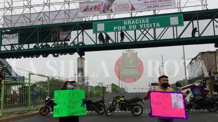 Con bloqueo, exigen justicia para Karen, hallada sin vida en un hotel de Chimalhuacán