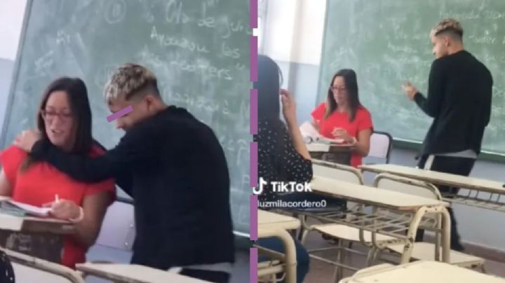 Alumno le baila y abraza a su profesora para aprobar: cuando el acoso parte del alumnado