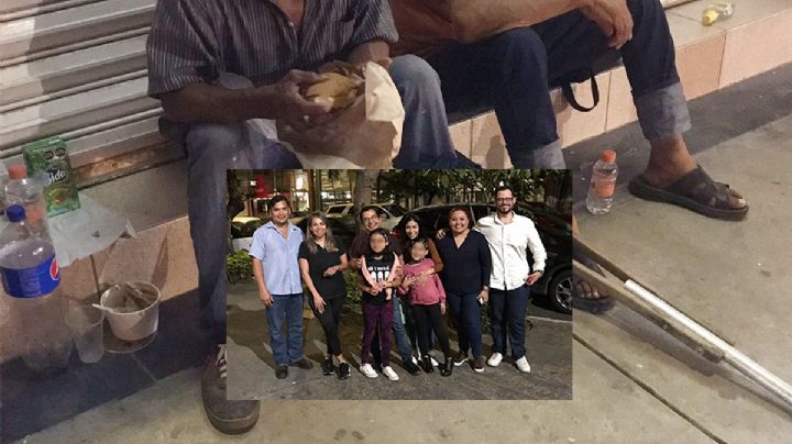 Cenitas Con Amor da comida a persona en situación de calle en Veracruz