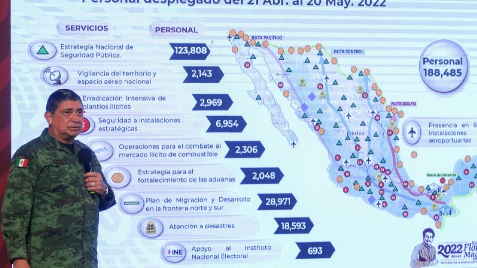 El titular de la Sedena, Luis Cresencio Sandoval, señaló que fue en el mes de junio cuando se dio la orden de que se incrementara el rescate de migrantes