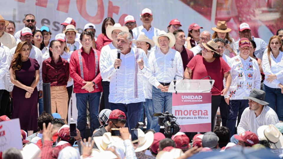 Evento de Morena en Coahuila, en junio. Cuartoscuro