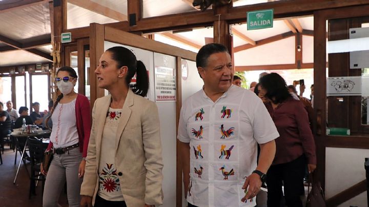 Sheinbaum y Menchaca se reúnen en Pachuca; ¿qué temas trataron?