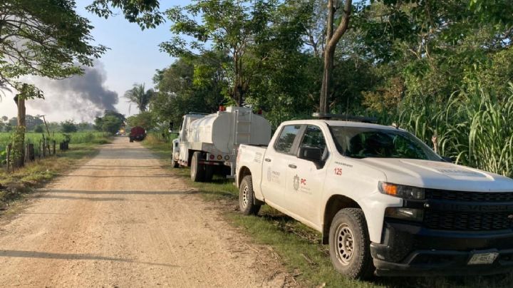 Tras 2 días de explosión en ducto de gas, sofocan fuego en Chacaltianguis