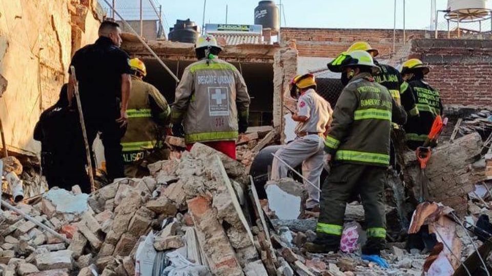 Causó derrumbe de un inmueble en Guadalajara