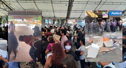 Elección de Morena en Veracruz: peleas, detenciones y quema de urnas