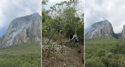 Así se apagó el fuego en el Cerro de la Silla; temperatura subió a 160 grados