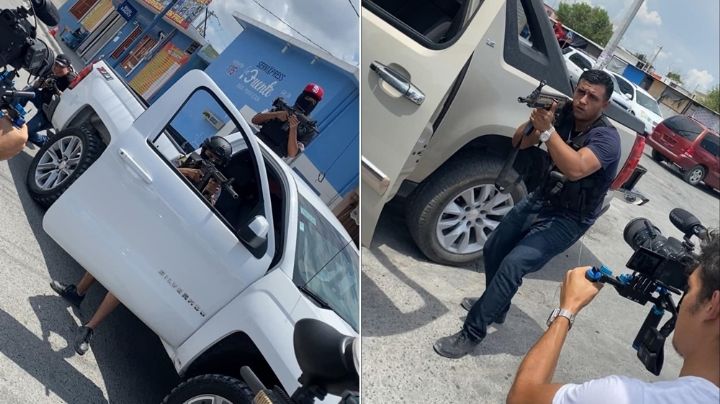 VIDEO: Pánico en Reynosa por persecuciones y balaceras; era una película