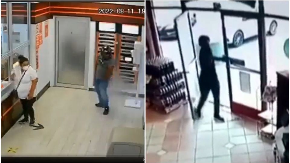 En redes sociales circula un video captado por la cámara de seguridad de una pizzería en donde se registró un ataque como parte de los hechos violentos en Ciudad Juárez