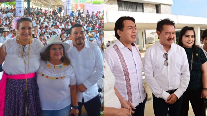 Tribus de Morena miden fuerzas con eventos en Minatitlán