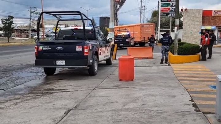 Granada de réplica “juega” falsa alarma a Policía estatal en la Reforma