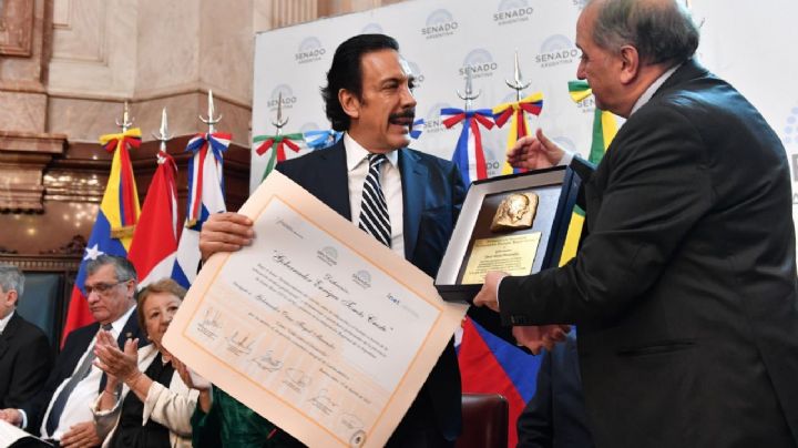 Reconoce senado de Argentina la política educativa de Omar Fayad