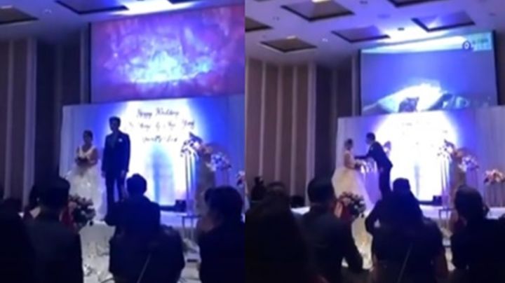 Novio publica video de la infidelidad de su pareja durante la boda