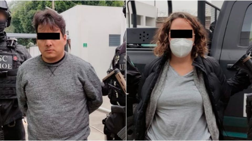 Areli Fabiola y Óscar fueron detenidos por su presunta participación en el homicidio del catedrático de La Salle.