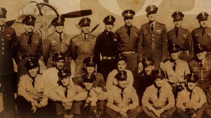 Ellos son los pilotos caídos que formaron parte del Escuadrón 201