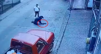 VIDEO | En pelea callejera en Actopan sale a relucir rifle de asalto