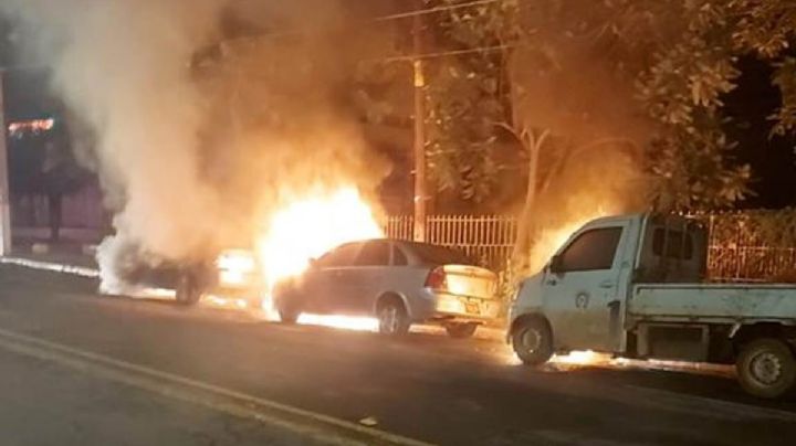 VIDEOS: Narcobloqueos en Colima tras captura de "La Vaca"