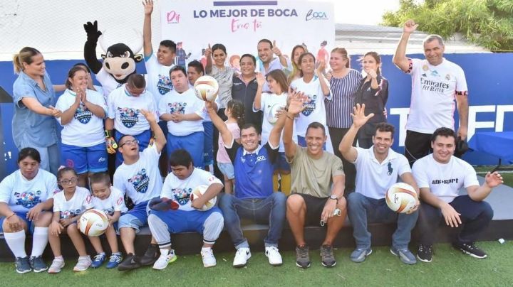 Entrega Unánue uniformes al equipo de fútbol “Cachorros de Boca"