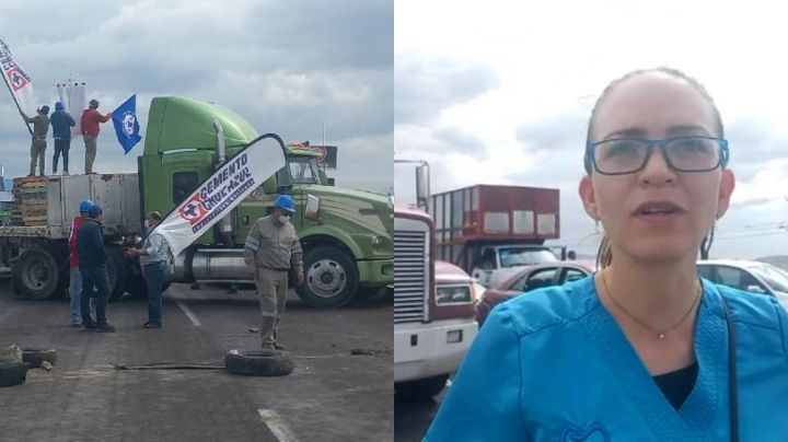 Saraí canceló dos cirugías, se quedó varada en el bloqueo de la México-Pachuca