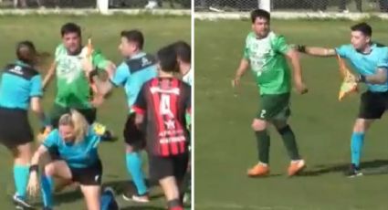 VIDEO: Futbolista golpea a mujer árbitro; su masculinidad tóxica no soportó