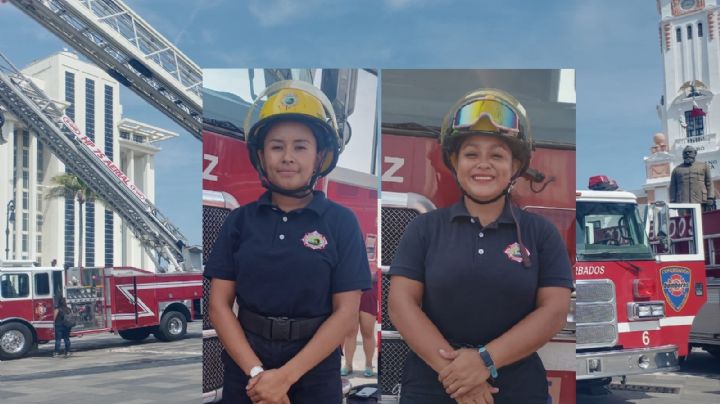 Erika y Evelyn: mujeres bomberas combaten el fuego en Veracruz 