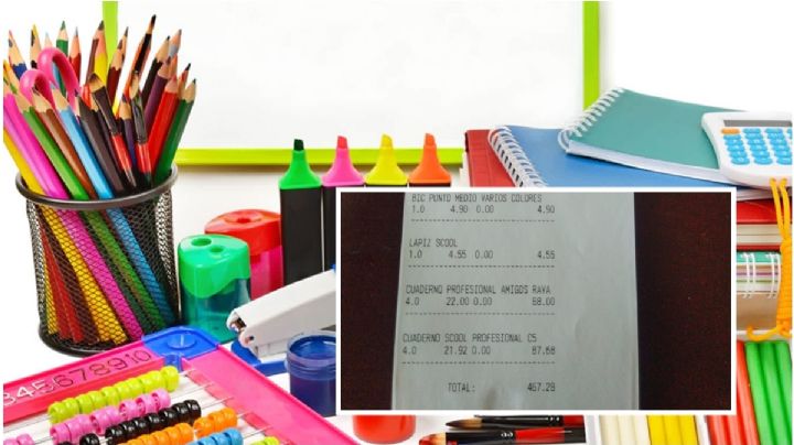 ¿Cuánto cuesta la lista de útiles escolares para el siguiente ciclo?