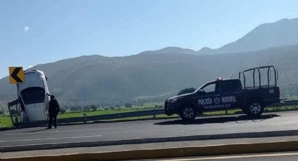 Volcadura sobre la Pachuca-Sahagún deja una lesionada de gravedad