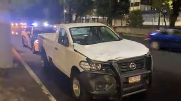 VIDEO: Muere joven tras caer de camioneta y ser atropellado en Calzada de Tlalpan