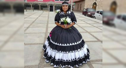 FOTOS: Orgullosa de sus raíces; quinceañera celebra con vestido rarámuri
