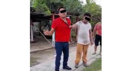 VIDEO: Capturan a presunto ladrón y los amenaza, en Chinameca