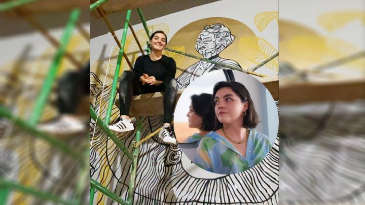 Ivania, muralista y feminista que plasma su arte en paredes de Xalapa