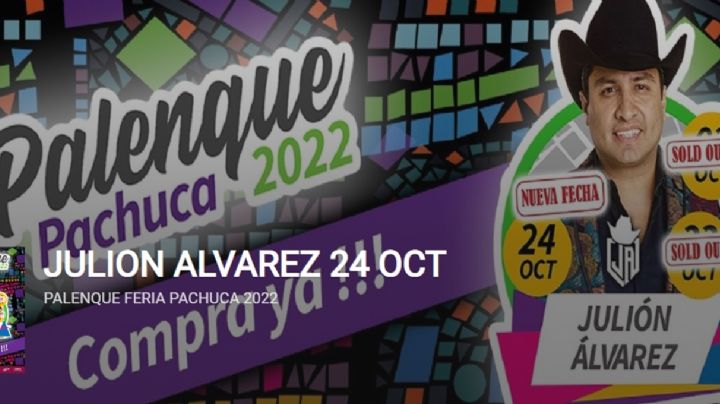 ¿Alcanzaste boletos para el palenque de Pachuca? 5 artistas ya agotaron