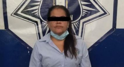 Detienen a maestra tras supuestamente agredir a funcionarios en Atzacan