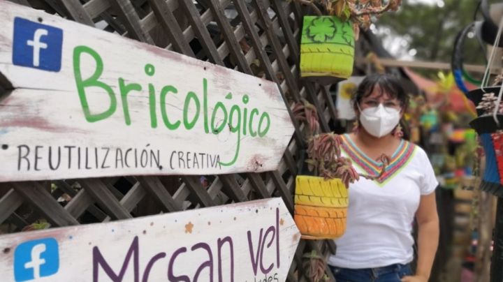 Bricológico, un proyecto oaxaqueño que reutiliza llantas viejas