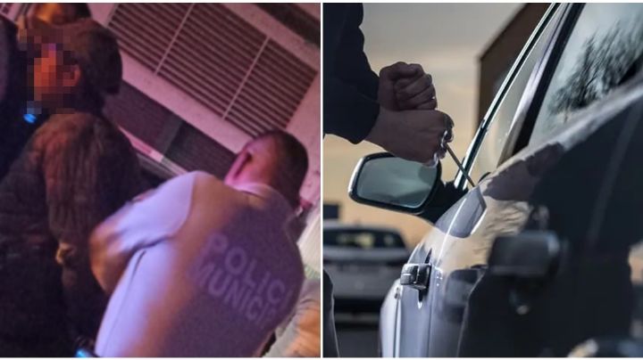 Pachuqueños detienen en el acto a hombre que intentaba abrir un auto