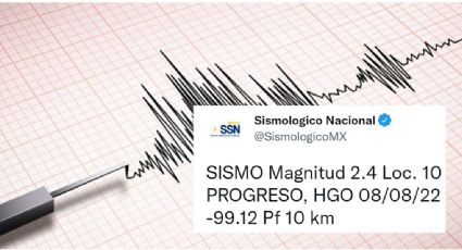 En un día, Sismológico Nacional registra dos temblores en Hidalgo