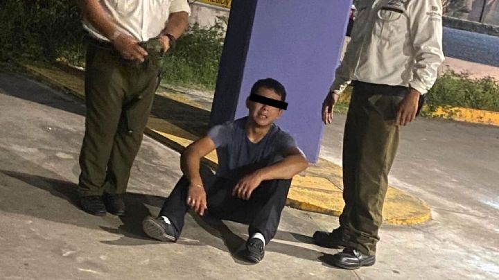 Golpea a taxista con fierro y lo detienen en plaza El Dorado