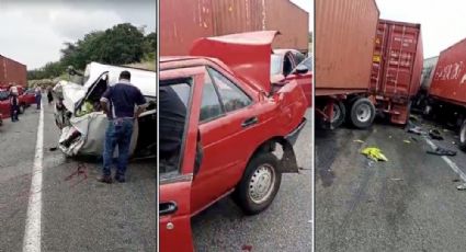 VIDEO: De Tierra Caliente, las víctimas de accidente en Autopista Siglo 21