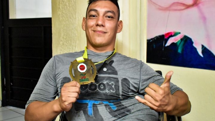 Agradece atleta de Para Jiu-Jitsu apoyo de Amado Cruz Malpica