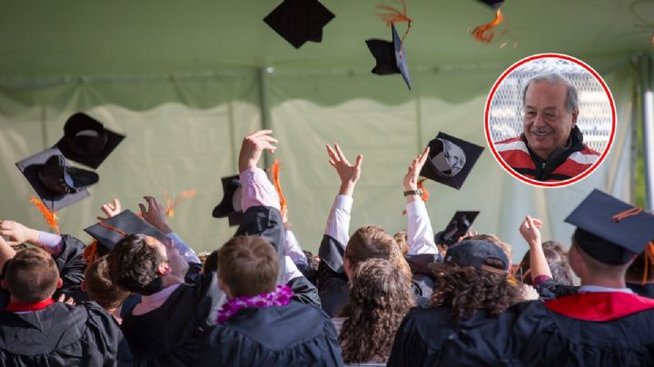 ¿Se acaba la tesis y el examen profesional? Esto dice Slim en evento de Fundación Telmex