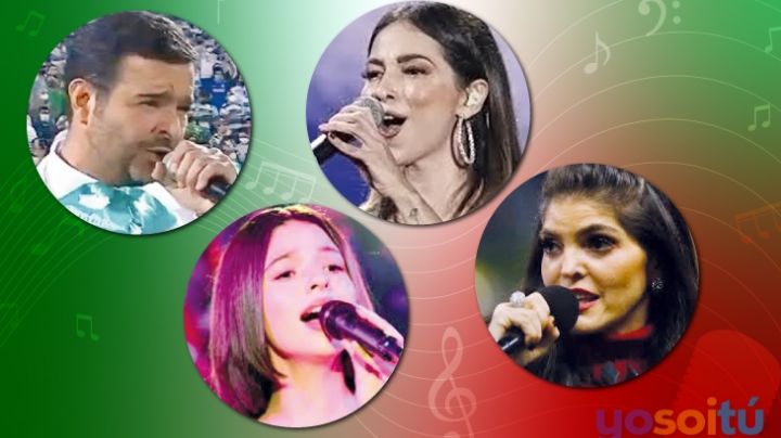 Famosos que se equivocaron cantando el himno