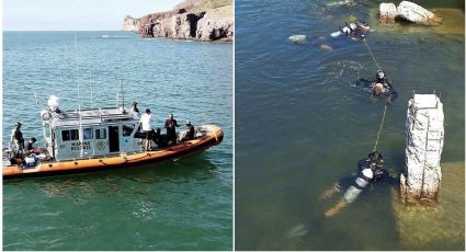 FOTOS: Criminales arrojan cuerpos al mar en Sonora; buzos buscan a desaparecidos