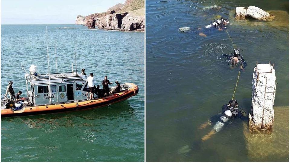 Buzos buscan a desaparecidos en el mar de Sonora