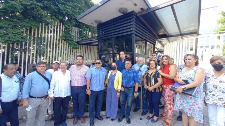 Abogados protestan en el puerto contra reubicación de juzgados a Cardel